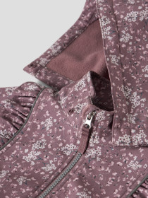 NAME IT Softshell Jakke Alfa08 Grape Shake Floral Dream